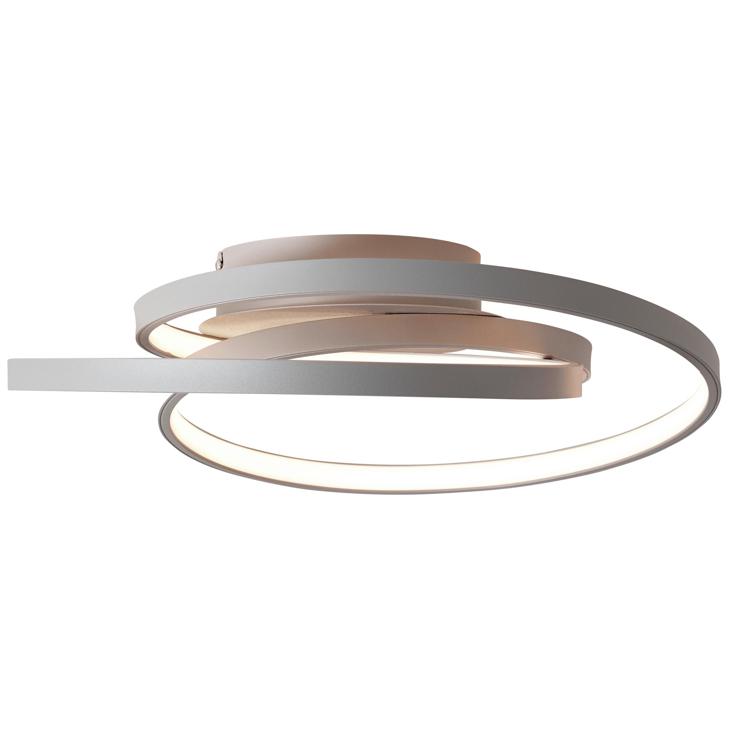 LAMPA SUFITOWA LED G96894/22 LABYRINTH LED 40,4W - szary, Konventionell, metal/szkło (40/13cm)