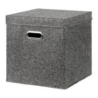 Cutie pliabilă Bobby - negru, Modern, carton/textil (33/33/33cm) - Mömax