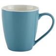 Becher Sandy aus Keramik ca. 360ml - Blau/Weiß, KONVENTIONELL, Keramik (8,9 10 cm) - Mömax modern living Becher Sandy aus Keramik ca. 360ml - Blau/Weiß, KONVENTIONELL, Keramik (8,9 10 cm) - Mömax modern living