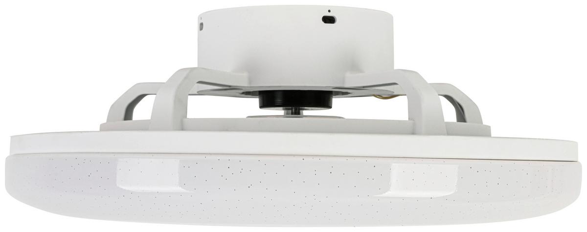 LED-Deckenleuchte Vin max. 30W + 5W RGB-LED - Weiss, Konventionell, Kunststoff/Metall (46/16cm) - Modern Living