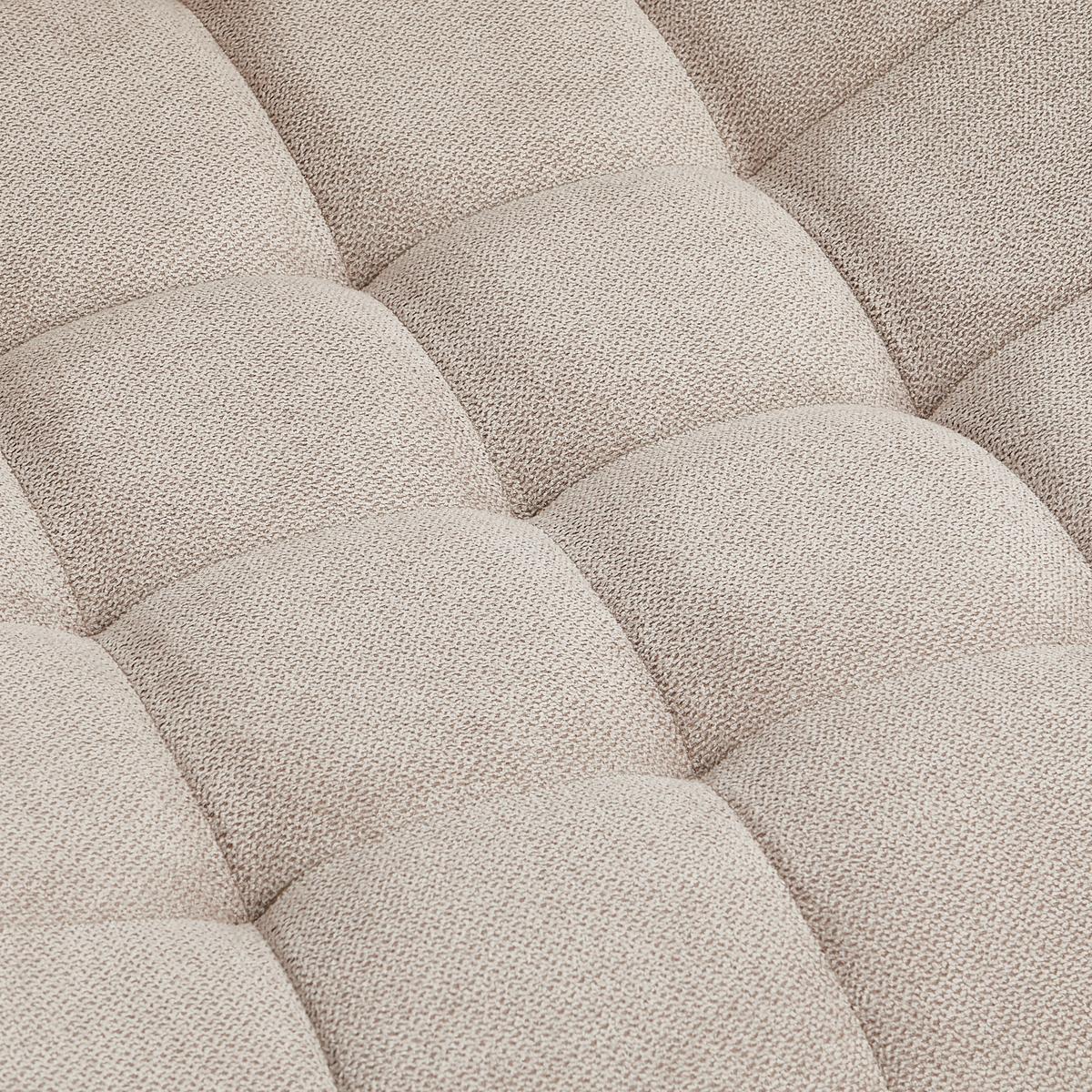 KRZESŁO LENA - kolor dębowy/taupe, Modern, metal/tkanina (51/88/62cm) - Livetastic