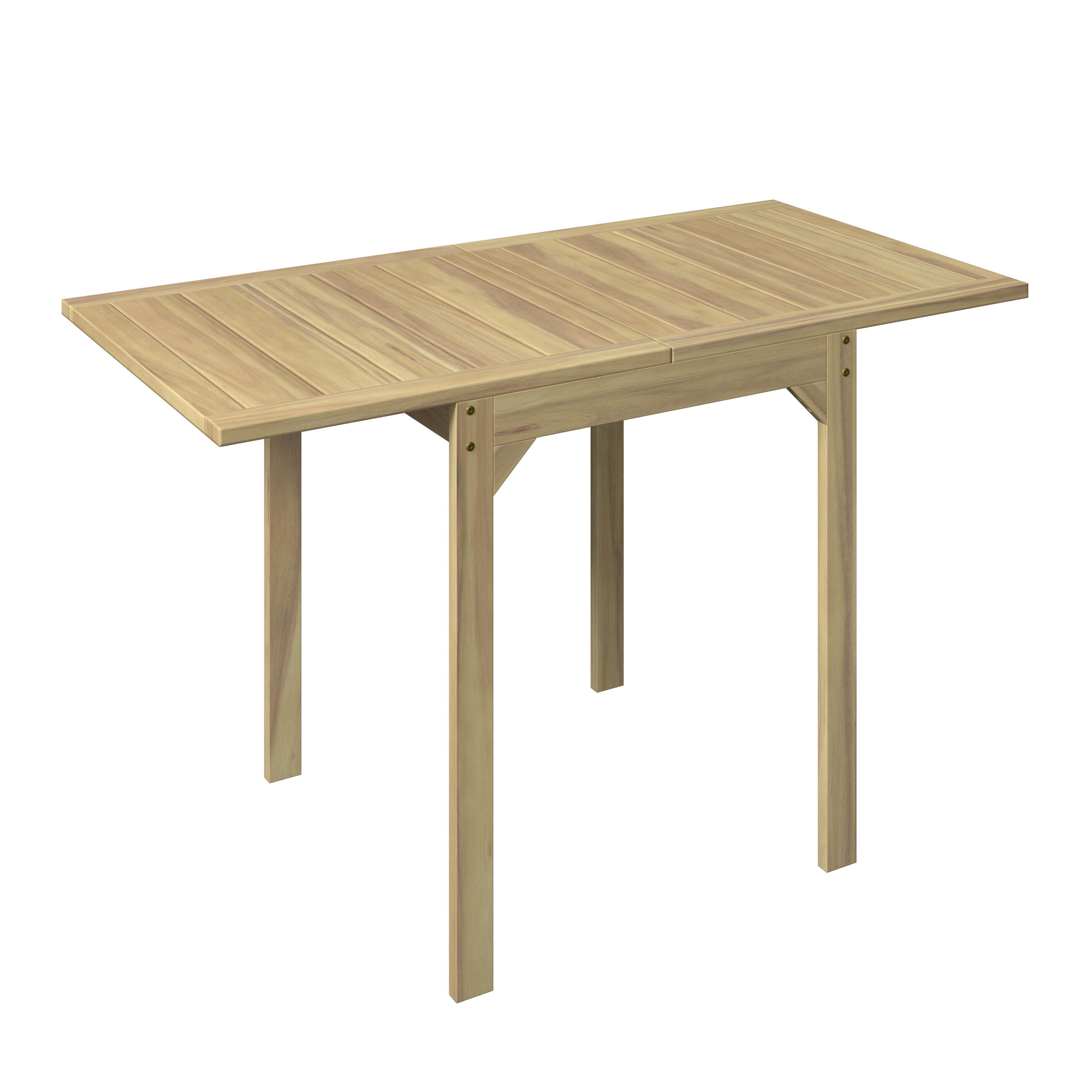 BALKONGMÖBLER SET SANA - akaciefärgad, Natur, trä (60-120/60/73,3cm) - Mömax