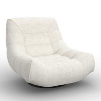 Relaks Fotelja Lorena - svijetlo siva/crna, Moderno, metal/tekstil (101/83/95cm) - Bessagi Home