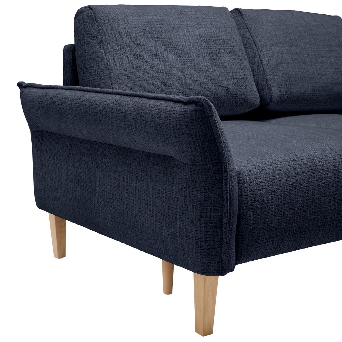 CANAPEA CU 2 LOCURI CUSTOM - crem/albastru închis, Modern, textil (150/85/92cm) - Mömax