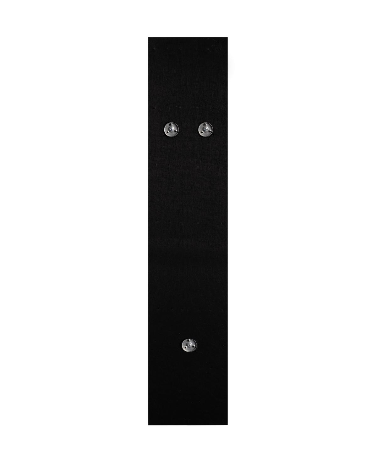 PANEL DO PRZEDPOKOJU GABI - czarny/dąb artisan, Modern, materiał drewnopochodny/tkanina (25/160/7cm) - Xora