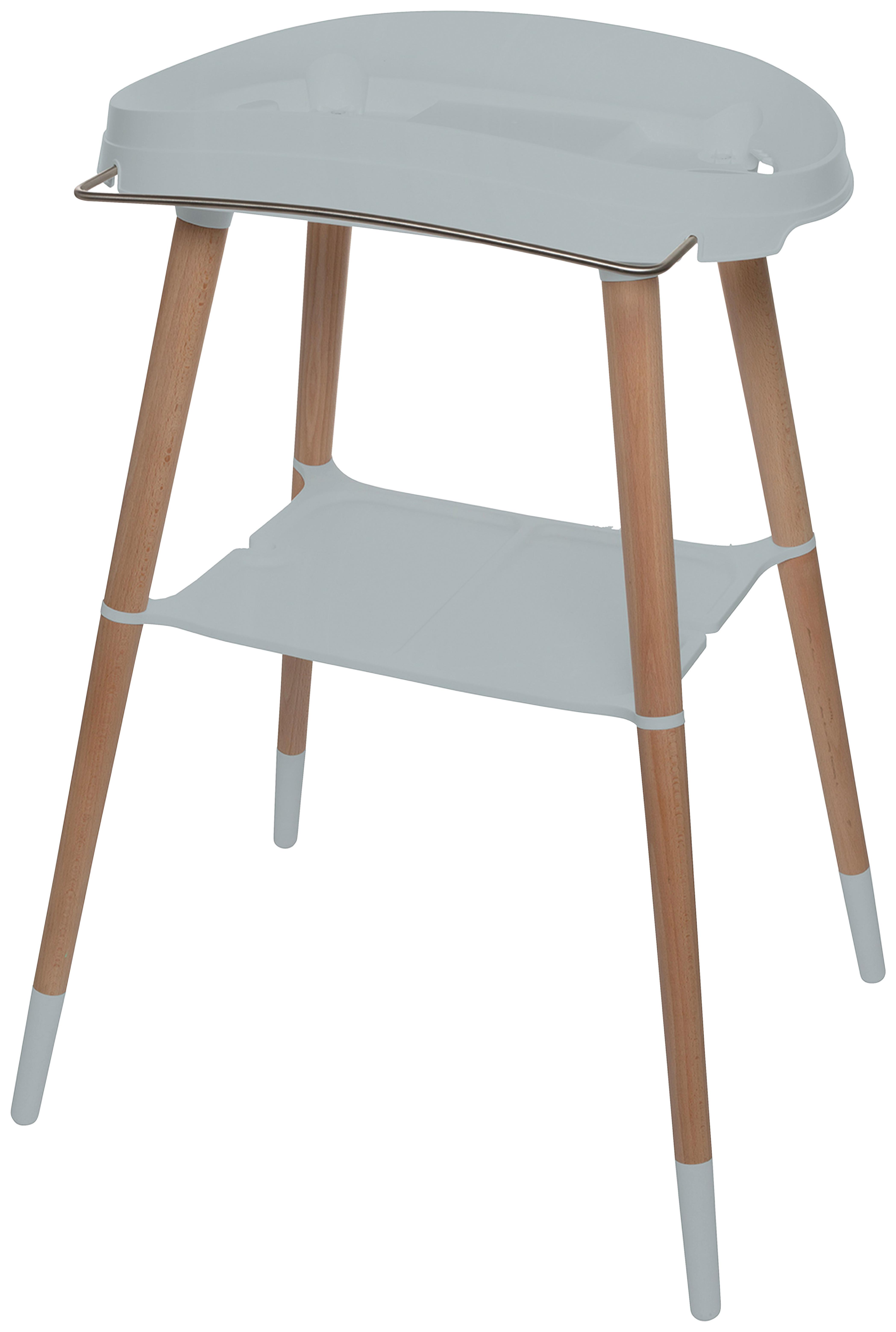 STOJAK NA WANIENKĘ SENSE - zielony, Basics, drewno (49,8/60/83,4cm) - Bebe Jou