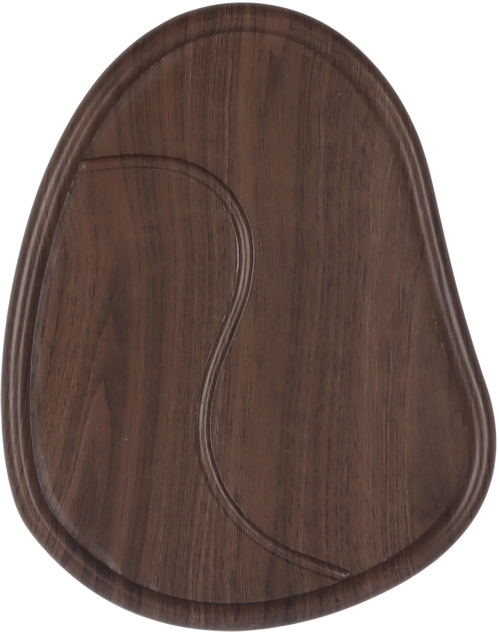 Wanddeko Aron Braun - Braun, Holz (22/1,5/28cm) - Mömax