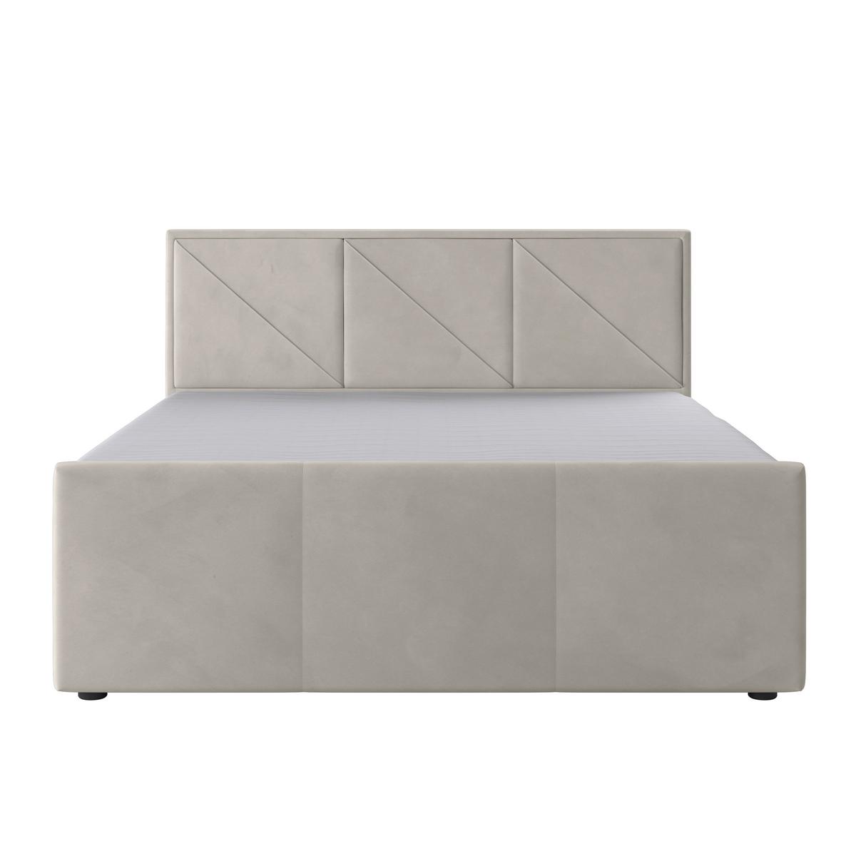 Boxspringbett Bologna ca. 180x200 cm Creme - MODERN, Holz/Kunststoff (180/200cm) - MID.YOU