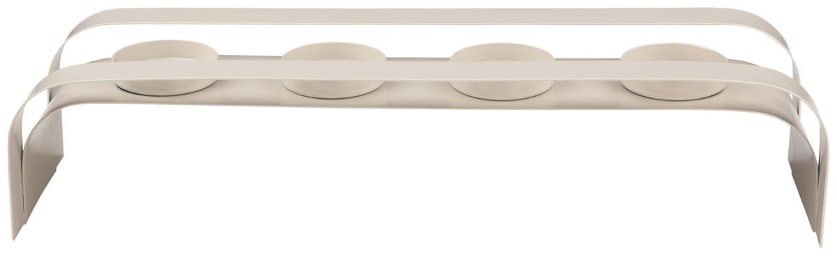 Suport pentru lumânări Estelle - maro, metal (55,5/16,5/12cm) - Visiona