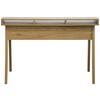 SKRIVBORD EDDY - ekfärgad, Design, trämaterial/trä (120/60/81.5cm) - Mömax