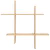 ÉTAGÈRE MURALE LUCIA -SB- - couleur chêne, MODERN, matériau en bois (80/80/15cm) - Mömax