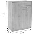 Komoda 4-you - hrast/krom, umetna masa/leseni material (74/111,4/34,6cm) - Mömax modern living Komoda 4-you - hrast/krom, umetna masa/leseni material (74/111,4/34,6cm) - Mömax modern living