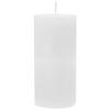 Stumpenkerze Lia in Weiss - Weiss, Modern (6,8/15cm) - Premium Living