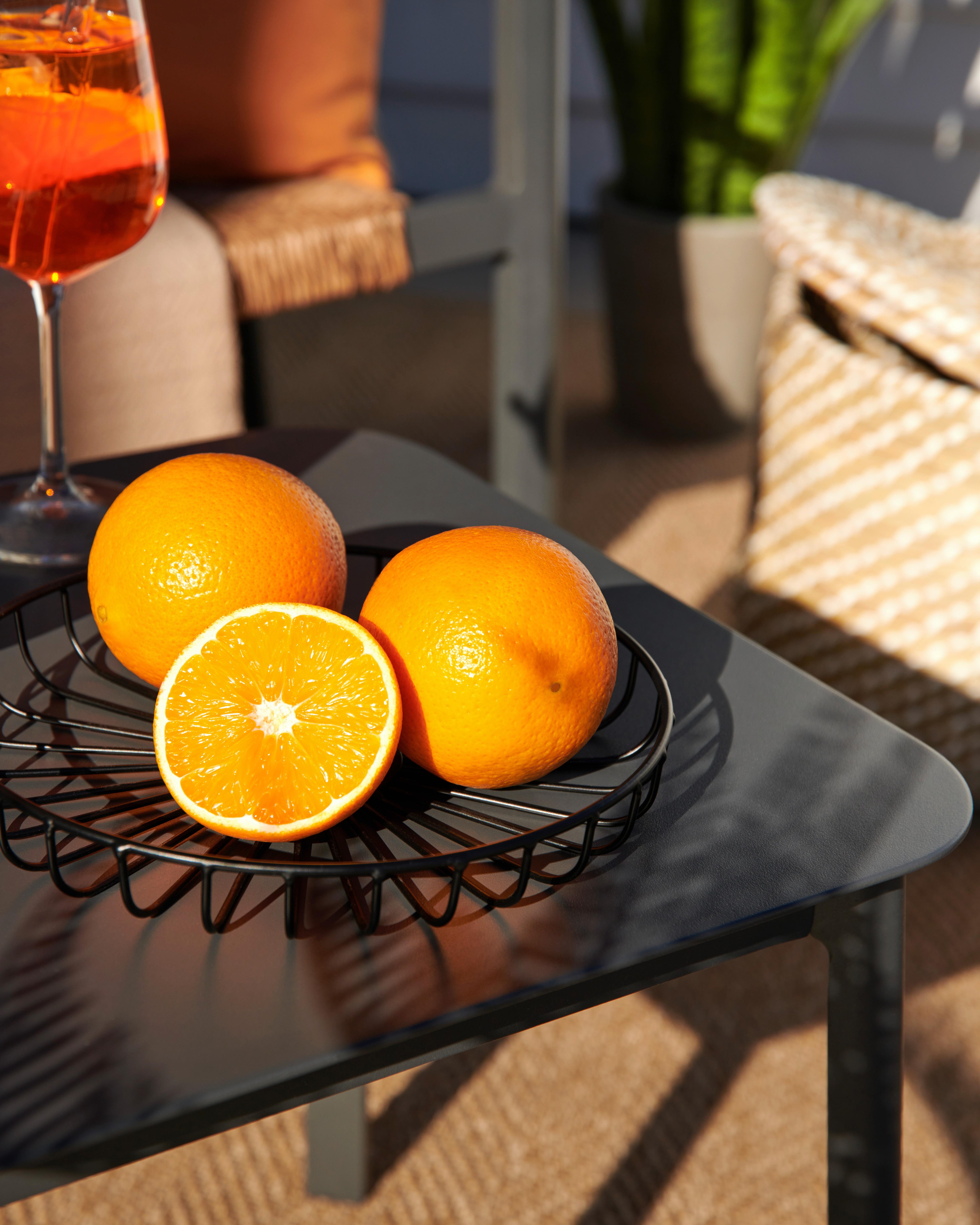 SIDOBORD TRÄDGÅRD SYDNEY - mörkgrå, Modern, metall/plast (42/42/40cm) - Mömax
