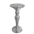 Blumensäule in Silberfarben - Silberfarben, Glas/Kunststoff (45/93/45cm) - PREMIUM LIVING