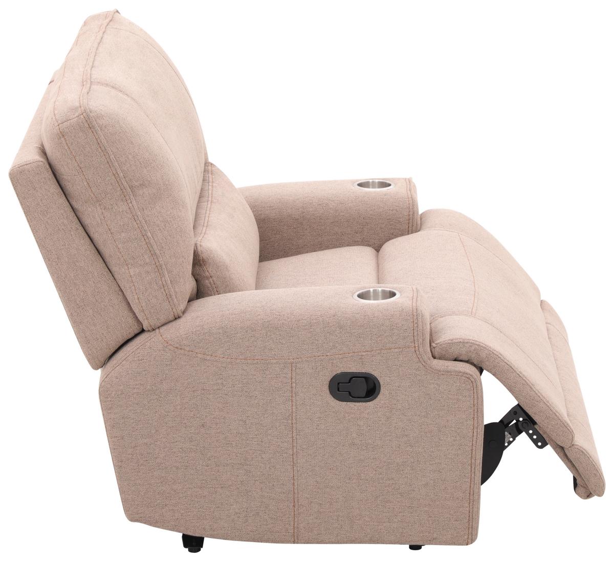 Počivalnik Texas, Mocha Rjava - črna/mocha rjava, Basics, kovina/umetna masa (122/106/102cm) - MID.YOU