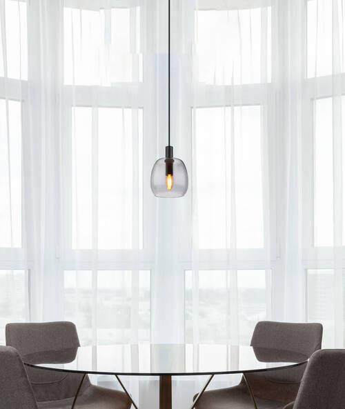 Viseča Svetilka 15789hb - črna, Design, kovina/steklo (16/120cm) - Globo