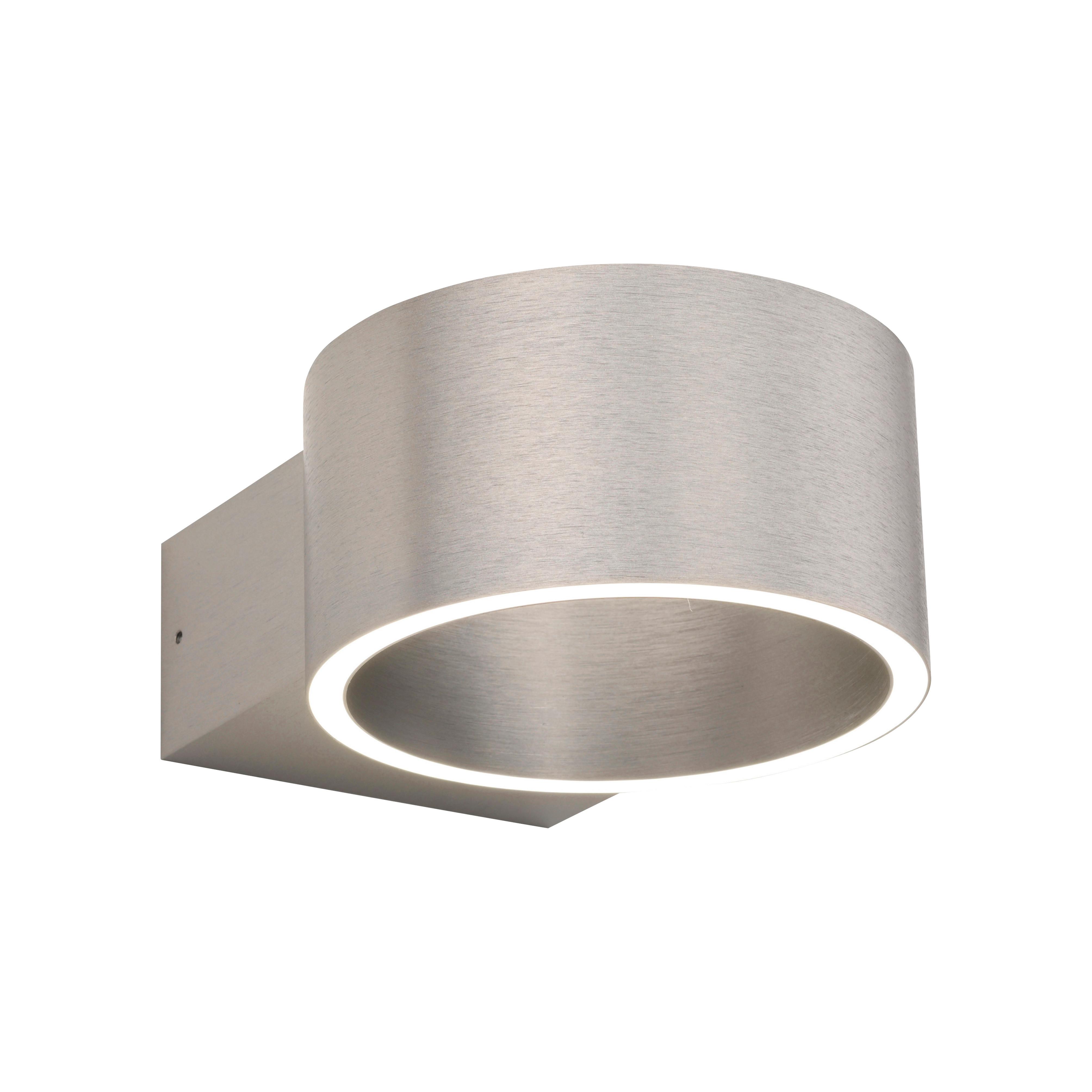 KINKIET LED 8561-95 PURE CLIPSE - kolor aluminiowy, Design, tworzywo sztuczne/metal (18,5/15/8cm) - Neuhaus PURE