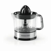 Zitronenpresse Gourmetmaxx Schwarz ca. 40 Watt - Transparent/Schwarz, MODERN, Kunststoff/Metall (19/14/21cm)