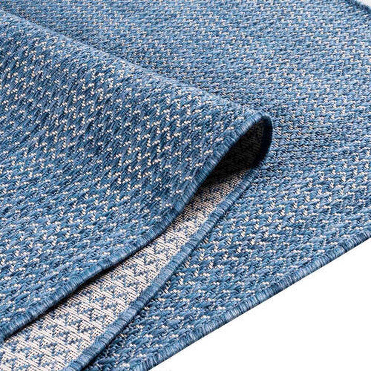 Preproga Za Zunanjo Uporabo Zagora, Modra, 120x170cm - modra, Basics, tekstil (120/170cm) - Novel