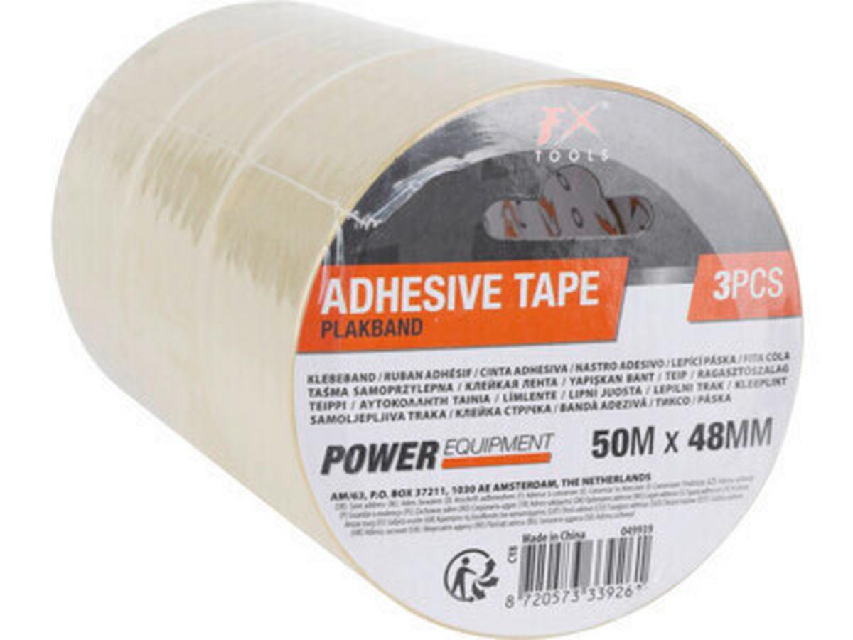 Csomagoló Szalag 3db-Os - áttetsző, műanyag (5000cm)