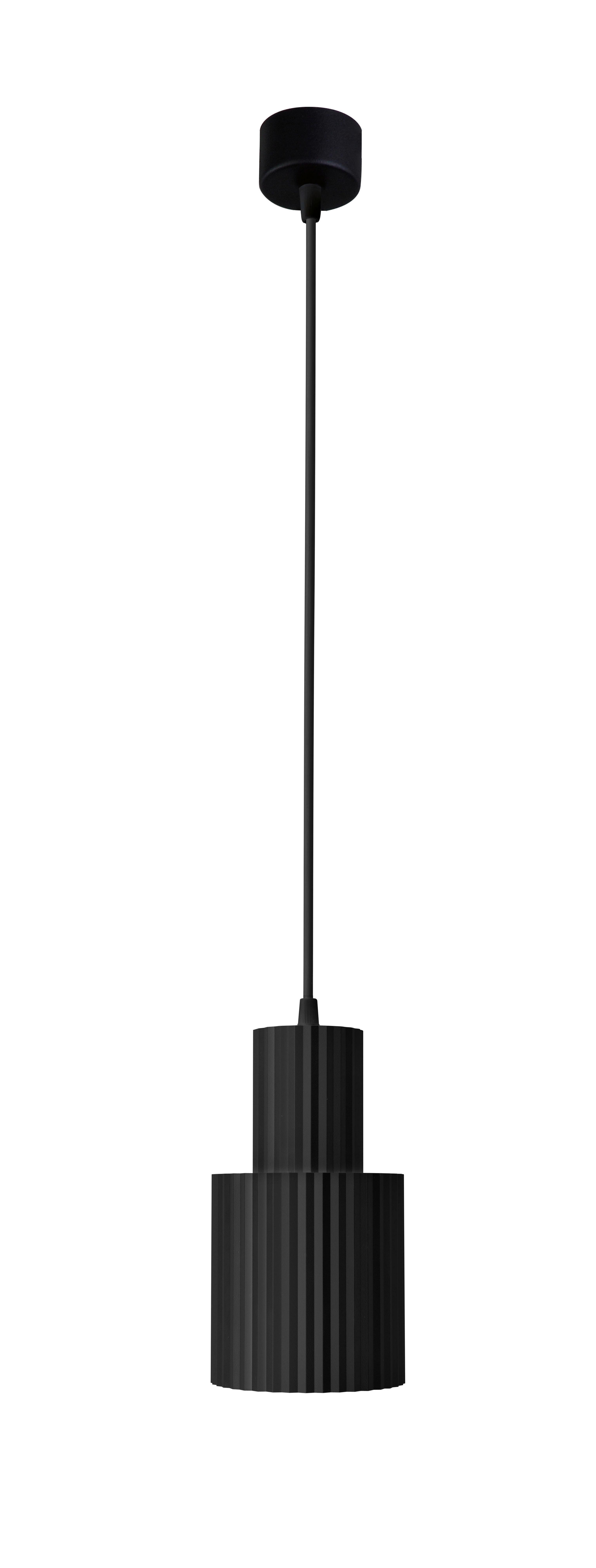 Hängeleuchte Lp-787/1p Bk_tokio - Schwarz, Design, Metall (13.5/170cm)
