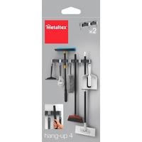 Eszköztartó Hang Up 4 - szürke, műanyag (21,3/9,5/6cm) - Metaltex