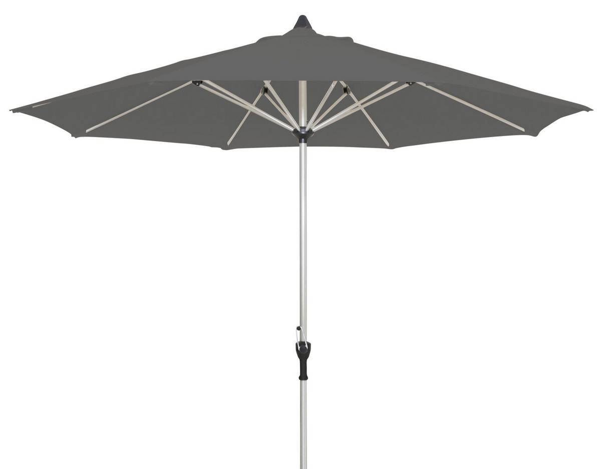 Senčnik Acapole, Antracit, 300 Cm - platinaste barve/antracit, Basics, kovina/tekstil (300cm) - Gardenson