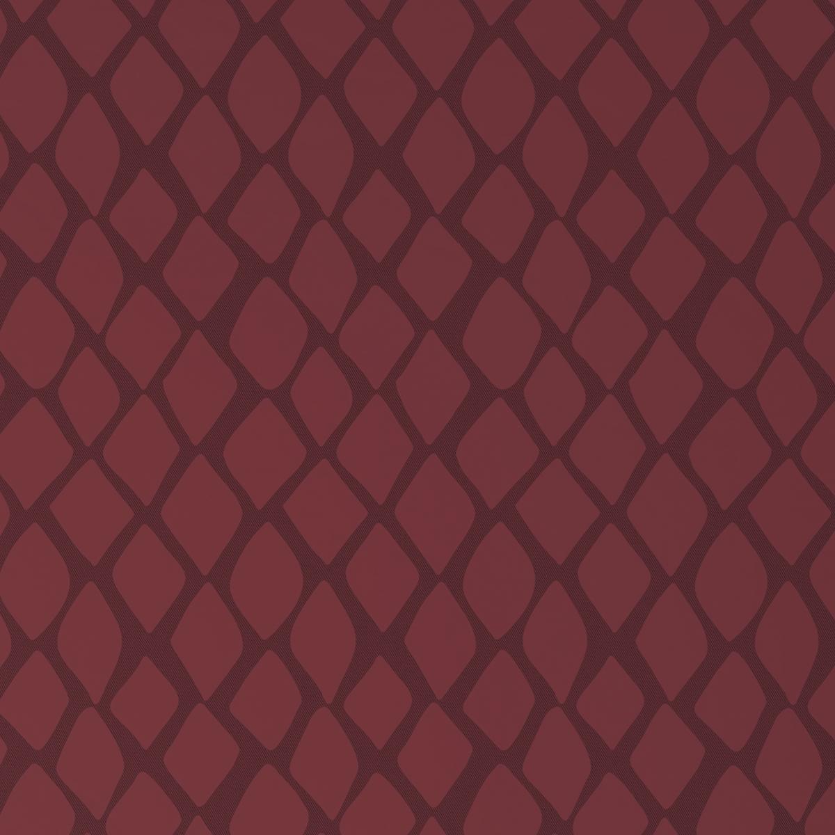 POŚCIEL DWUSTRONNA SNAKO - DK - wiśniowoczerwony, Design, tkanina (200/200cm) - Dieter Knoll