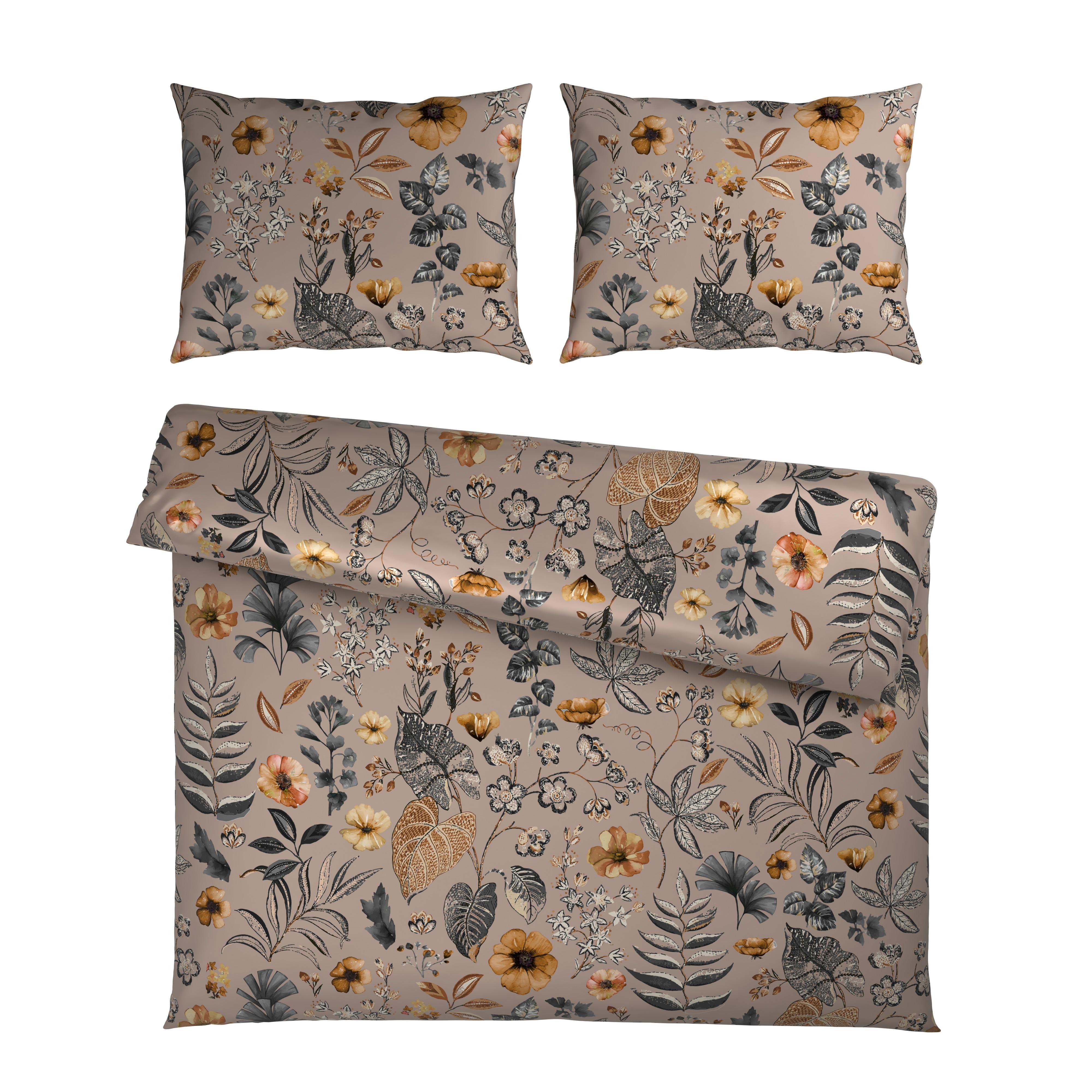 Posteljina 200x200cm 2x60x80cm Patlas Xxl - bež, Moderno, tekstil (200/200cm) - Mömax