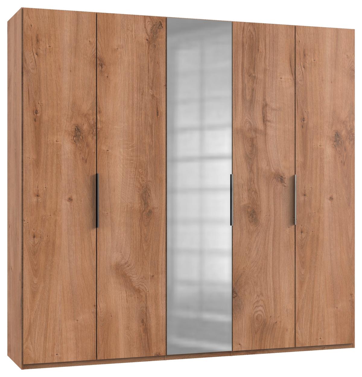 Ormar S Klasičnim Vratima Level 36a - boje hrasta/boje kroma, Moderno, drvni materijal (250/236/58cm) - MID.YOU