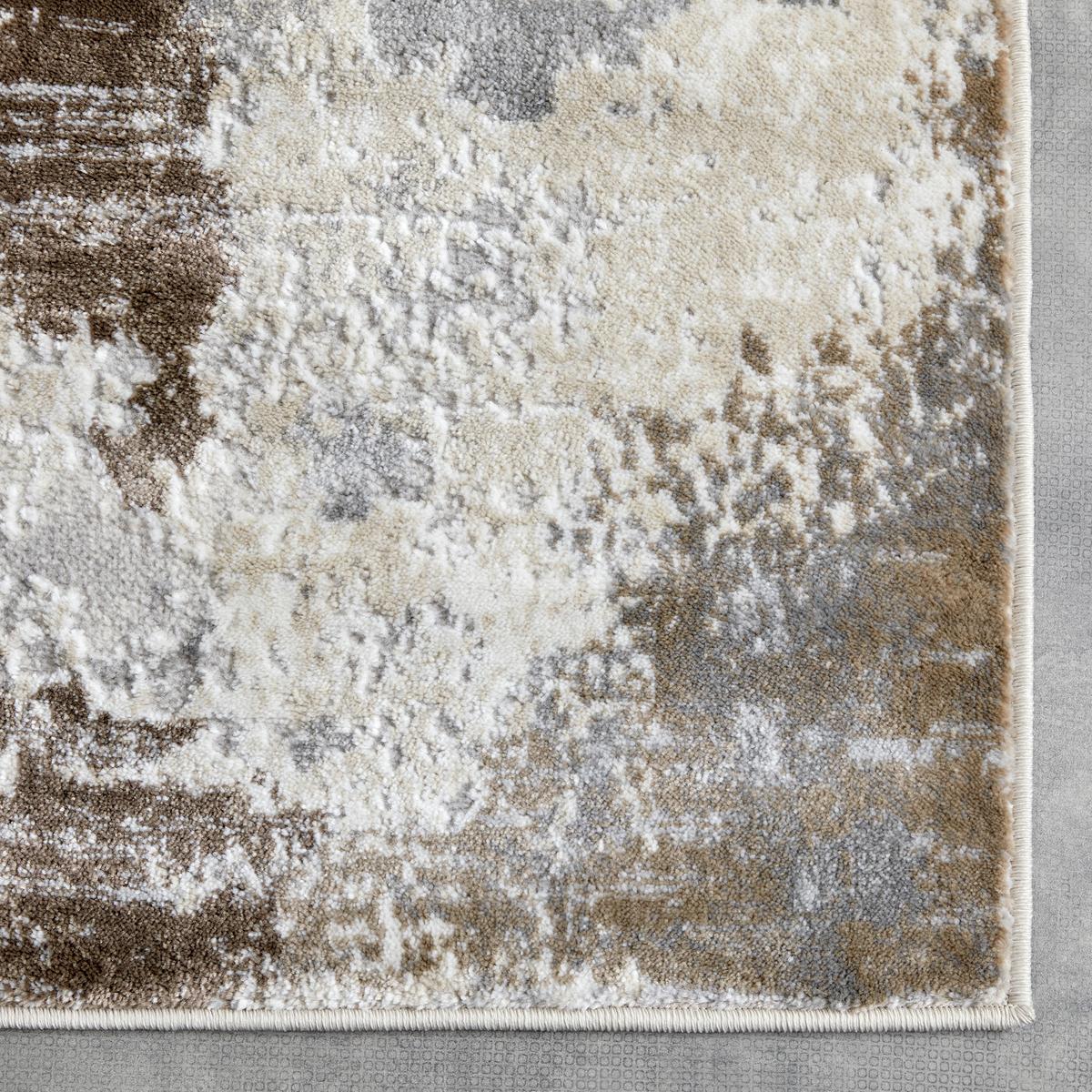 Webteppich Lucy in Grau/Beige ca. 80x150cm - Beige/Grau, MODERN, Textil (80/150cm) - Modern Living