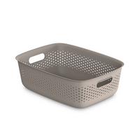 Coșuleț pentru depozitare Maja - cca. 10L - taupe, Modern, plastic (39/29/13cm) - Mömax