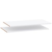 Set Polica 2/1 Kivo - bela, Moderno, pločasti materijal (86,6/48,8/1,6cm) - Modern Living