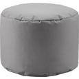 Pouf Lounis Outdoor Ø/h ca.35x50cm in Hellgrau - Hellgrau, Textil (35/50cm) - Mömax modern living