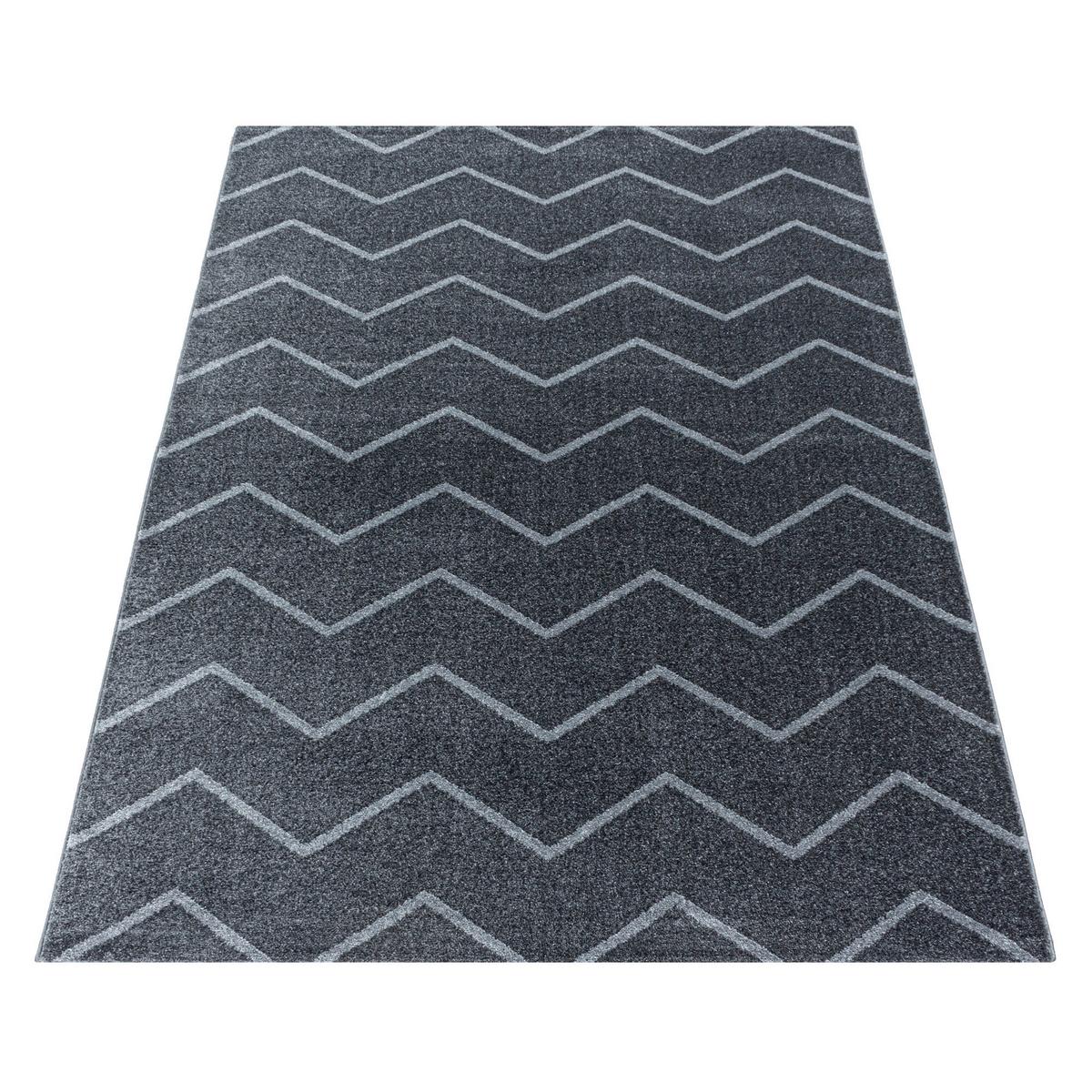 Hochflorteppich Rio Grau ca. 140x200cm - Grau, Basics, Textil (140/200cm)
