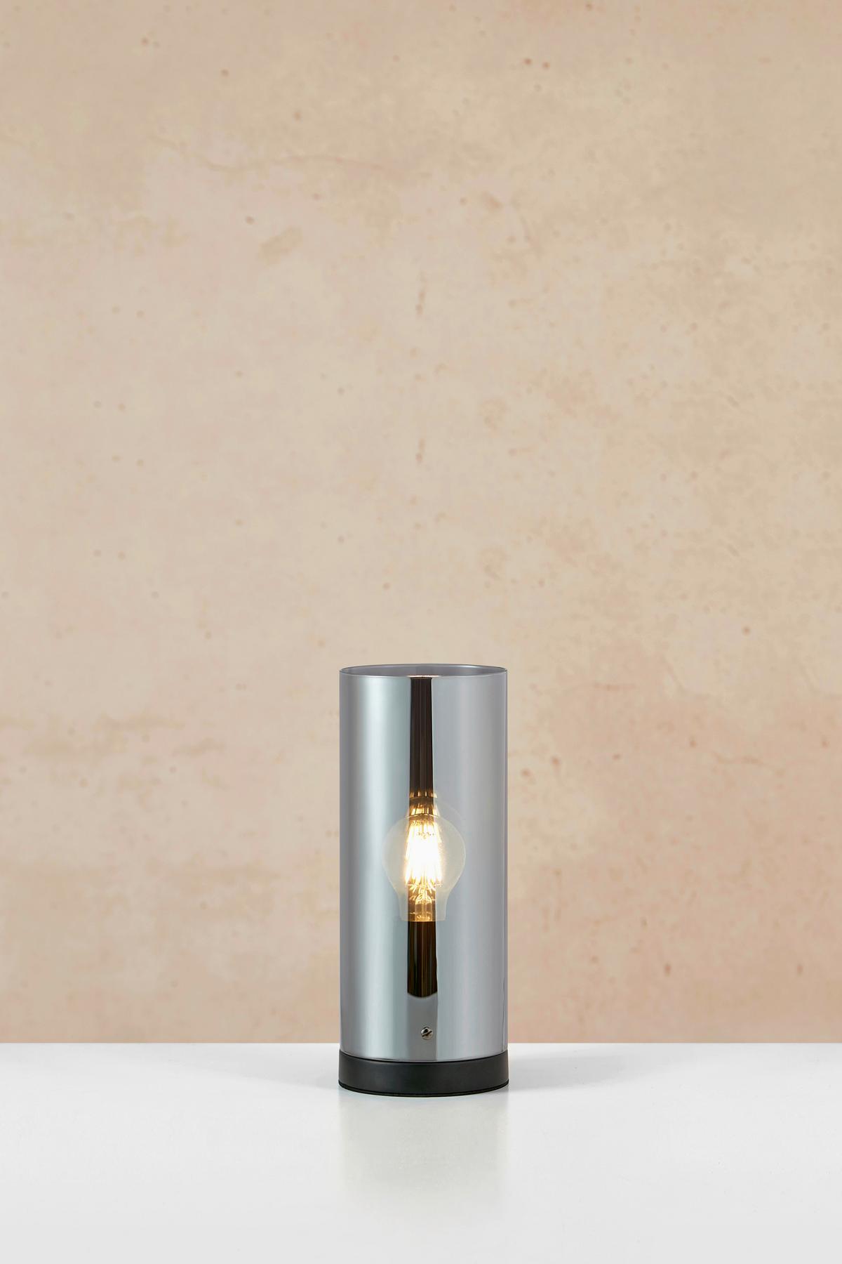 Tischleuchte Post max. 25 Watt - Schwarz, Basics, Glas (12/12/29cm) - Markslöjd