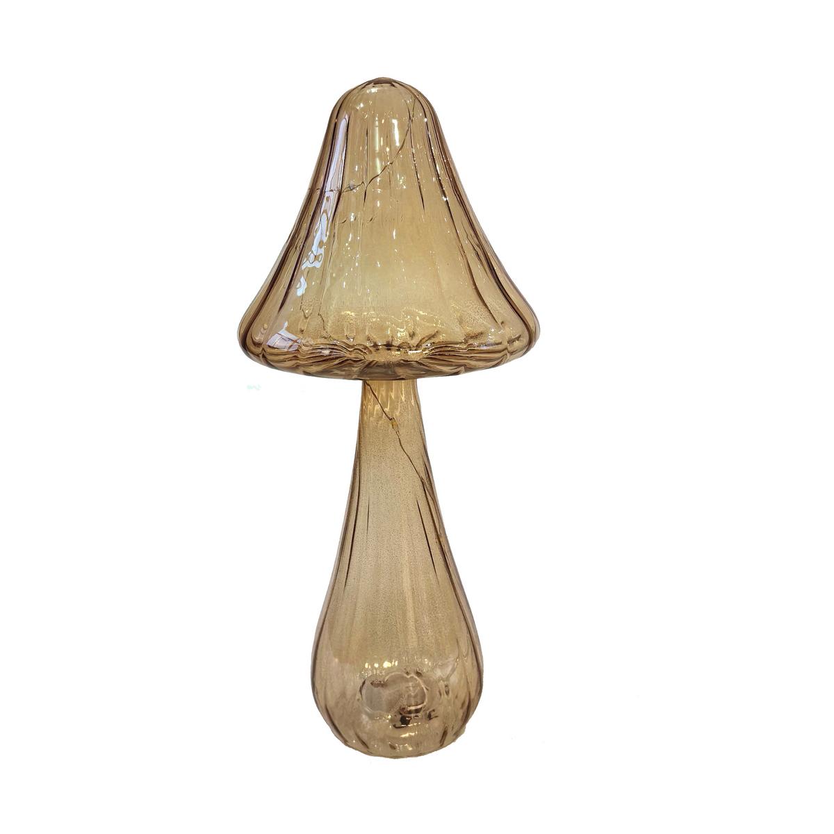 Dekopilz Gumba Braun - Braun, Konventionell, Glas/Kunststoff (11,5/25cm) - Mömax