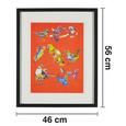 Bild Birdy I Multicolor ca.46X56X3cm - Multicolor/Schwarz, MODERN, Glas/Holz (46/56/3cm) - Bessagi Home Bild Birdy I Multicolor ca.46X56X3cm - Multicolor/Schwarz, MODERN, Glas/Holz (46/56/3cm) - Bessagi Home