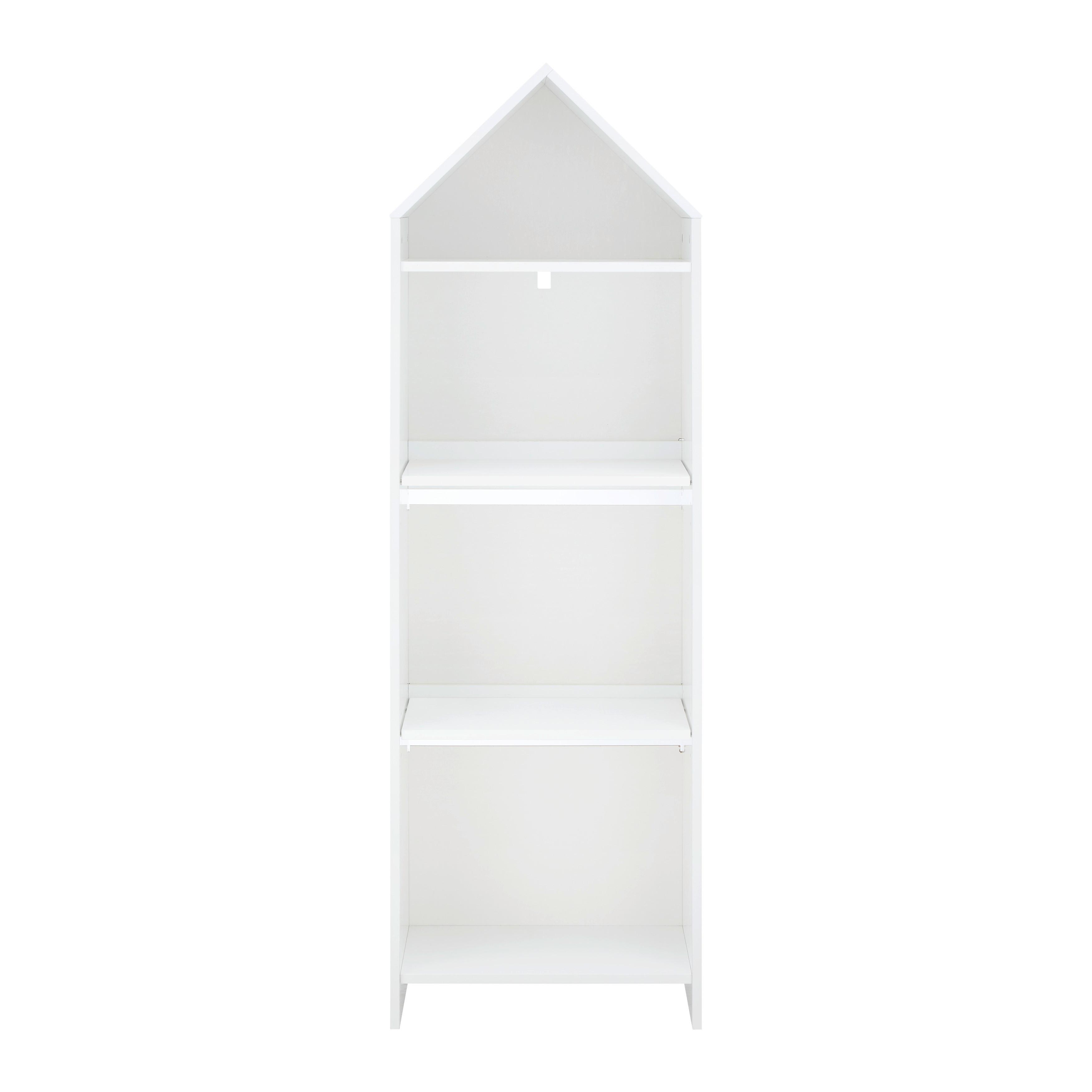 Regal für Kinder, weiß, "Lia" - Weiß, MODERN (47/150/30cm) - Bessagi Kids