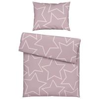 BETTWÄSCHESET BIG STAR - Mauve, Textil (160/210cm) - Modern Living