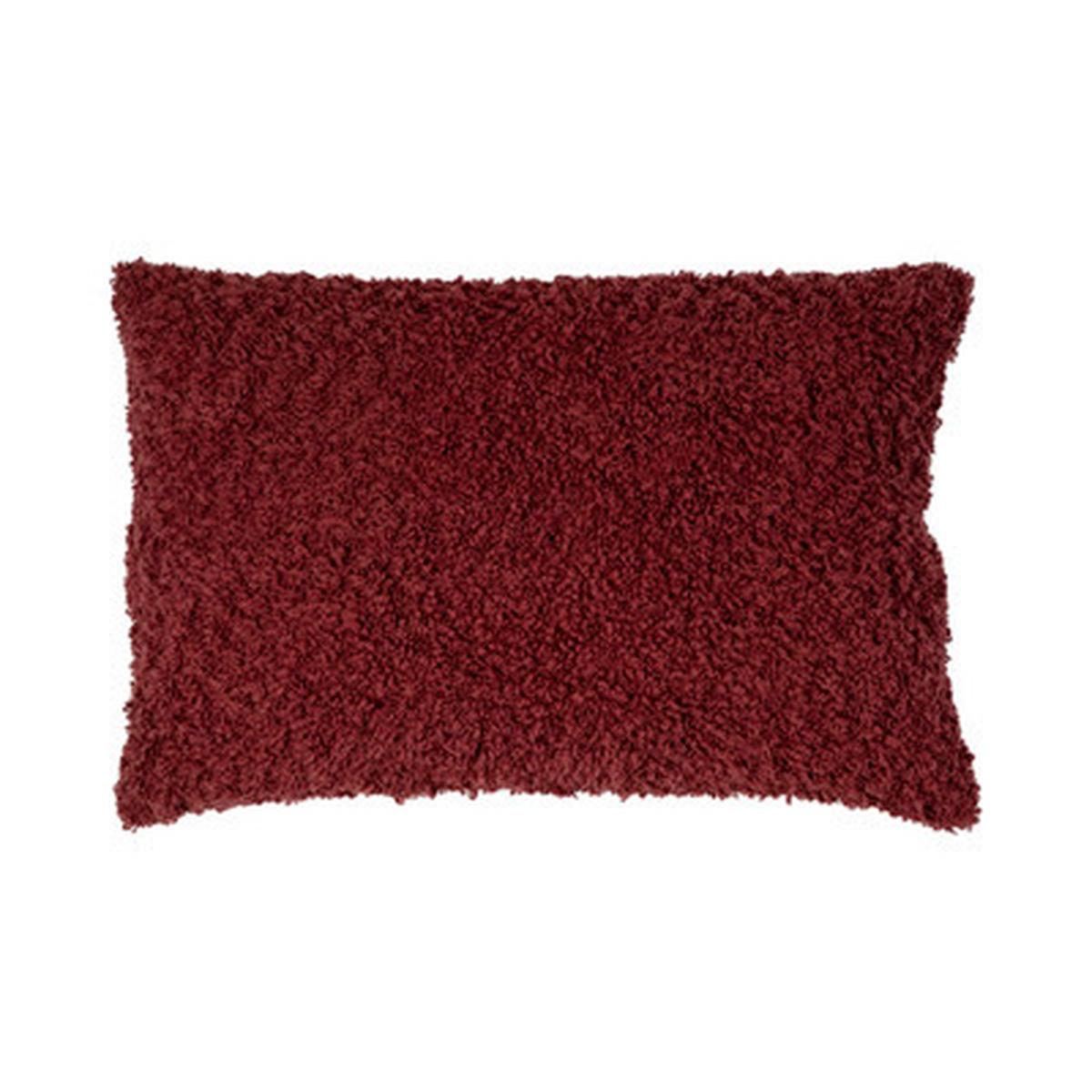 PODUSZKA DEKORACYJNA 7034GGYB02/ 7001BD014 - ciemnoczerwony, Basics, tkanina (40/60cm)