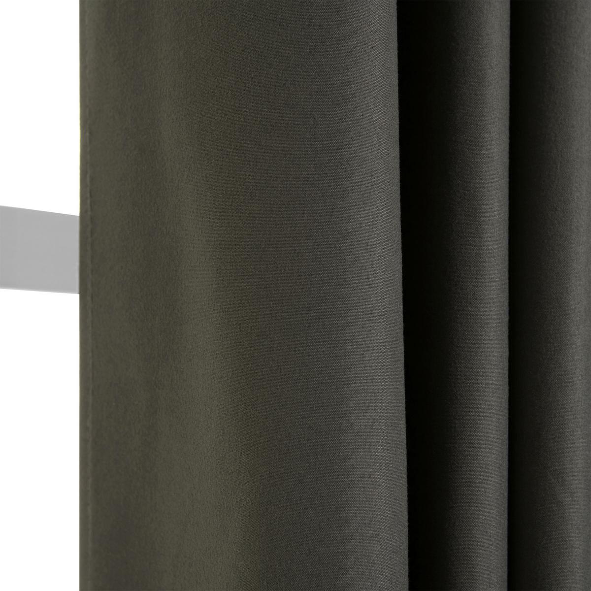 ZASŁONA GOTOWA 0133383 PROTECT OCC THERMIQUE - antracytowy, Basics, tkanina (135/280cm)