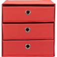 Schubladenbox Mona ca. 32x31,5cm - Rot, MODERN, Karton/Textil (32/31,5/32cm) - Mömax modern living Schubladenbox Mona ca. 32x31,5cm - Rot, MODERN, Karton/Textil (32/31,5/32cm) - Mömax modern living