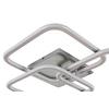 LED-TAKLAMPA SIOP - vit/aluminiumfärg, Modern, metall/plast (61/57/9cm) - Mömax