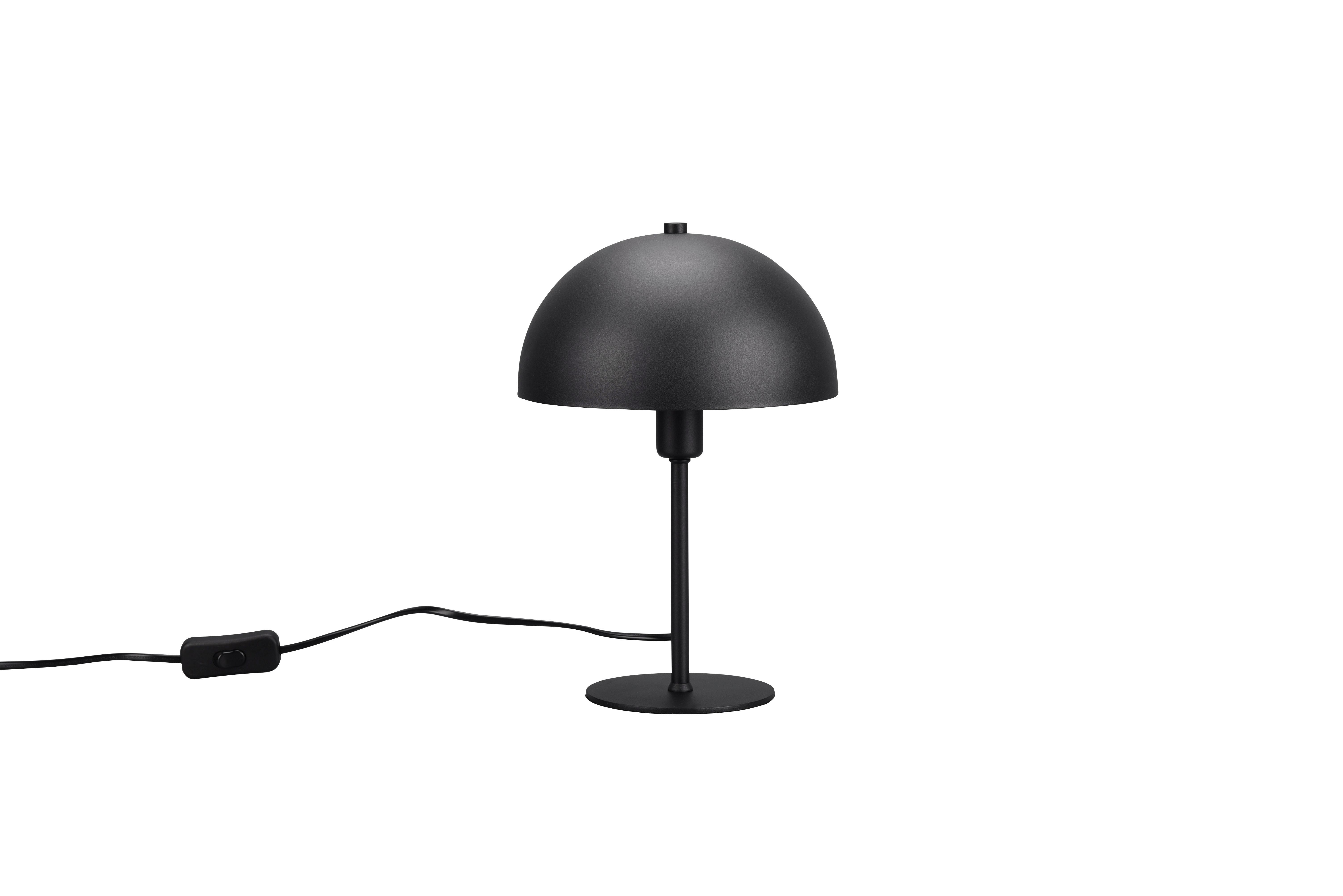 Tischleuchte Nola Schwarz max. 28 Watt - Goldfarben/Schwarz, KONVENTIONELL, Metall (20/30,5cm) - Trio Leuchten