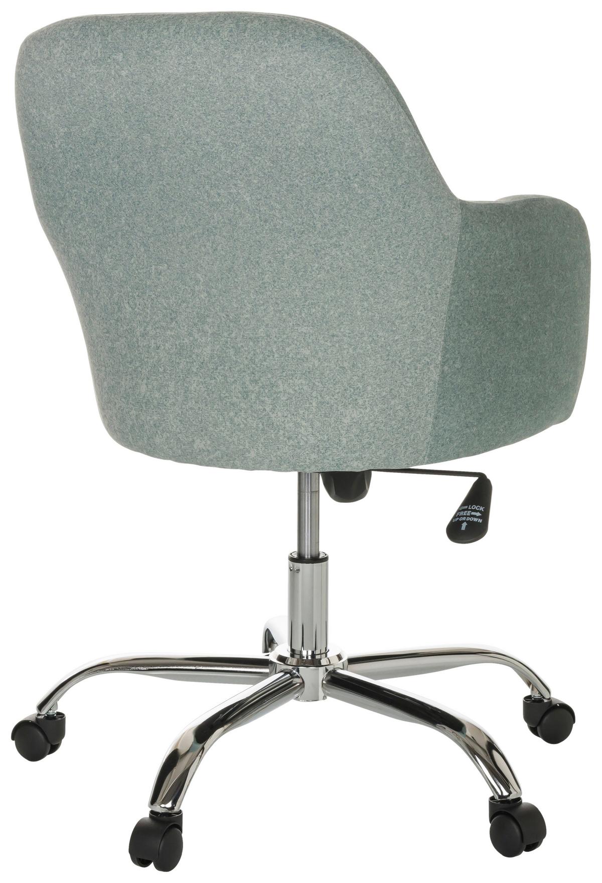 Vrtljivi Stol Solao 300, Meta Zelena - barve kroma/metino zelena, Basics, kovina/umetna masa (68/85-94/68cm) - MID.YOU