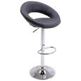 Taburete De Bar Scott - culoare crom/gri, Modern, plastic/lemn (56/82-103/50cm) Taburete De Bar Scott - culoare crom/gri, Modern, plastic/lemn (56/82-103/50cm)