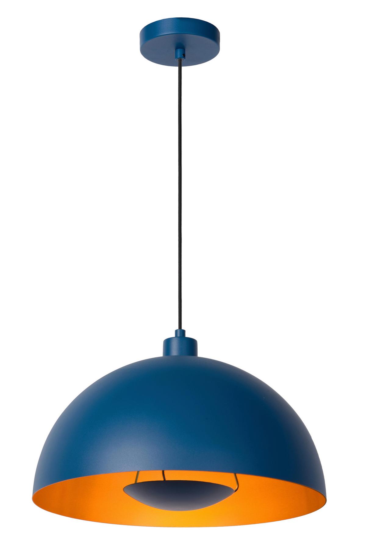 LAMPA WISZĄCA 45496/01/35 SIEMON - niebieski, Design, metal (40/150cm) - Lucide