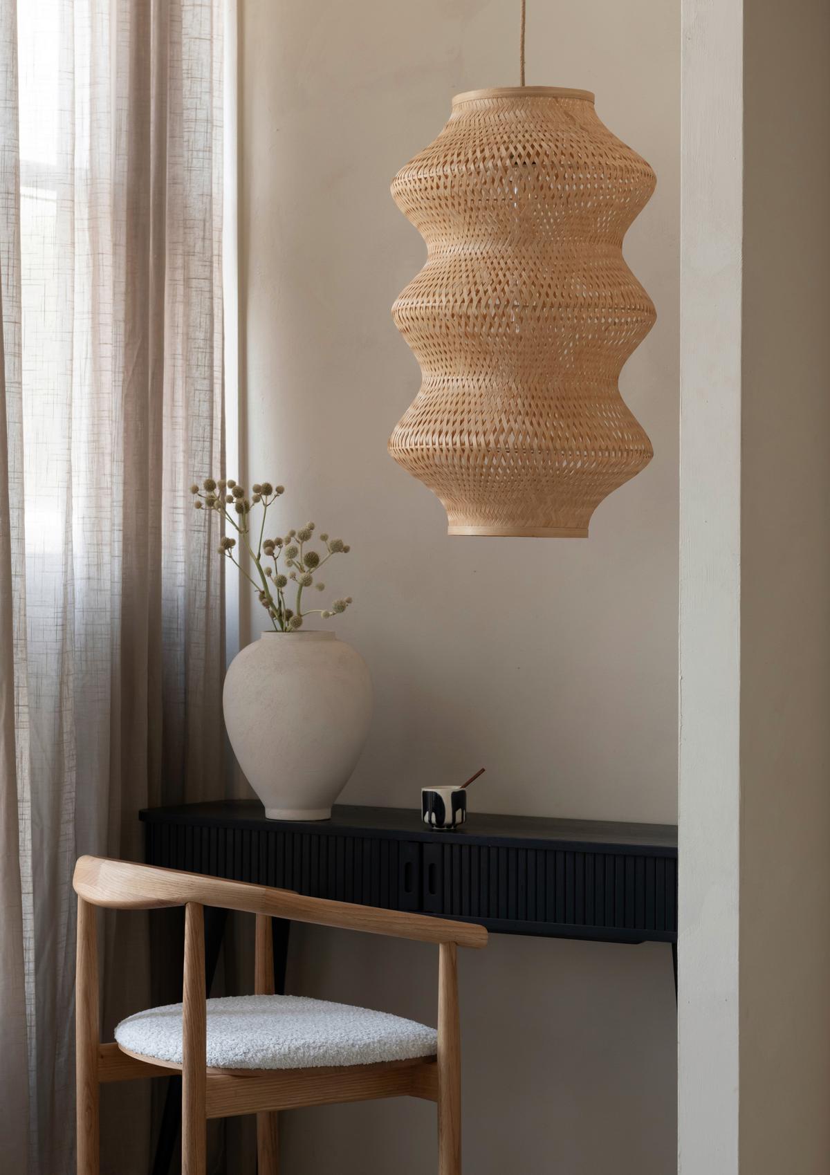 Viseča Svetilka Barbados, Bambus - naravne barve, Basics, naravni materiali (40/67cm) - Good & Mojo